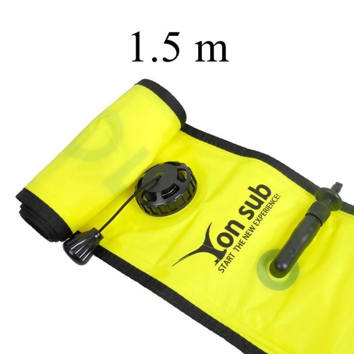 Spearfishing Bouée De Plongée Gonflable En Nylon 420D Drapeau De Plongée Avec Corde De 25 M