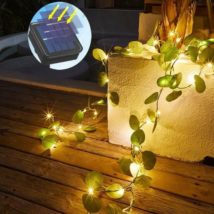 Guirlande lumineuse solaire pour l'exterieur (LED ampoules) - LumenXL