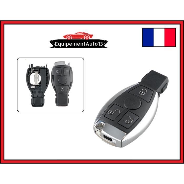 coque boitier de clé télécommande MERCEDES 3 boutons classe A B C E S ML CLS CLK VITO TRANSPORTEUR