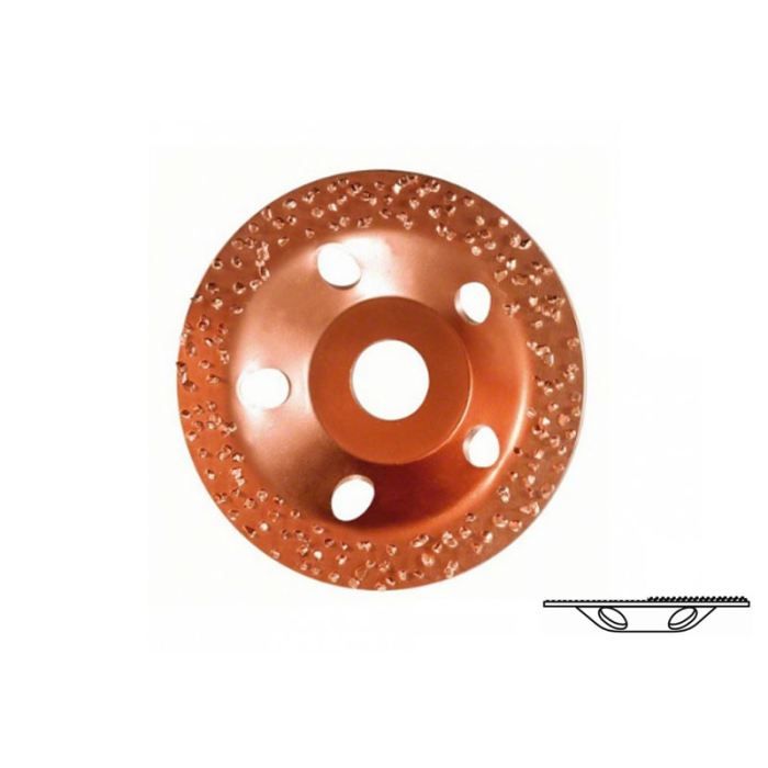 Meule assiette au carbure 115 x 22 23 mm gros surface plate 1pc