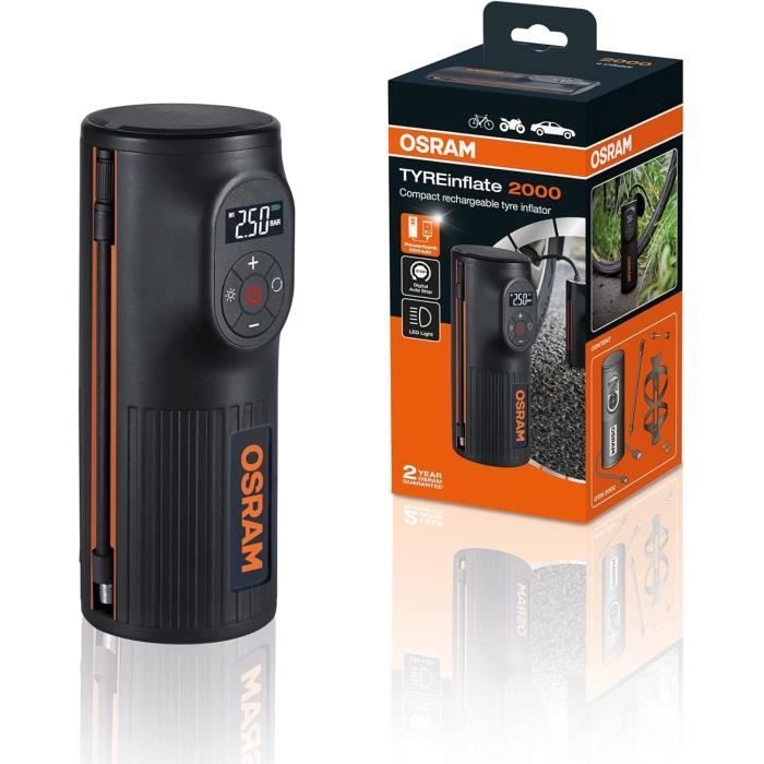 Gonfleur De Pneus Sans Fil 12V Pour Voiture - Compact, Avec éclairage LED, Débit 20L/min - Pour Pneus, Ballons, Objets Gonflables