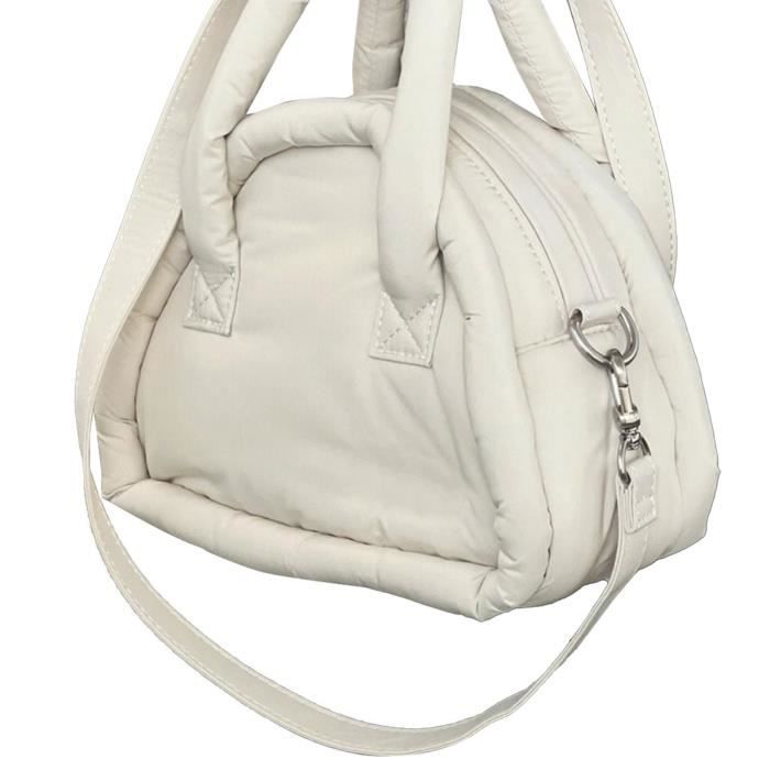 Sac à Main Matelassé Puffer Tote Bag - Sac Bandoulière Léger Pour Femme
