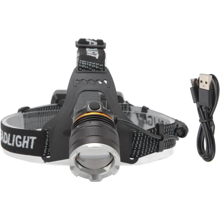 Lampe Frontale Led, Bandeau Amovible, Capteur D'Angle Réglable, Lampe