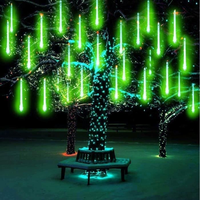 Guirlande Lumineuse Solaire Rideau Lumineux LED Décoration De Noël Étanche Extérieur Jardin