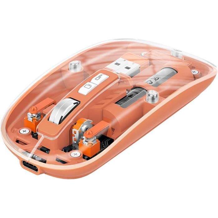 Souris à Bille Vintage EZ-2001 Transparente - PS2 520DPI - Pour DOS, Win3.1/95/98 - Neuve