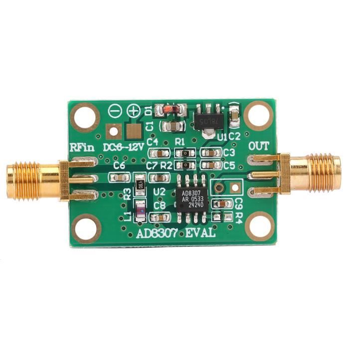 Module Détecteur RF AD8307 - Mesure Puissance Logarithmique 0.1-600MHz -75 à +15dBm