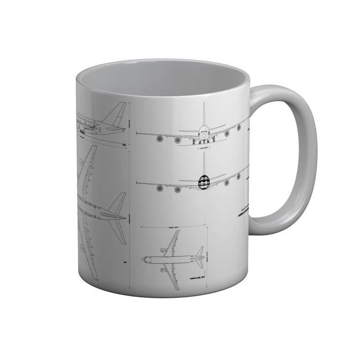 Mug blanc AIRBUS