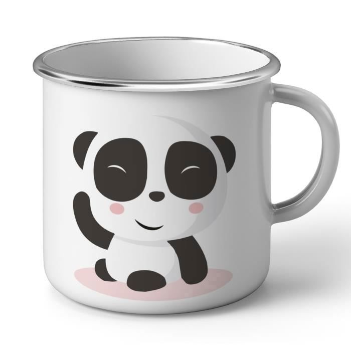Mug En Metal Emaille Illustration Panda Mignon Sourire Enfant Dessin Art Cdiscount Puericulture Eveil Bebe Mug En Metal Emaille Illustration Panda Mignon Sourire Enfant Dessin Art Cdiscount Puericulture Eveil Bebe