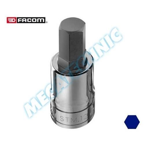 Douille tournevis 12'' pour vis 6 pans creux métriques 19mm longueur 60mm FACOM STM.