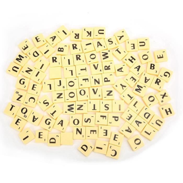 500 Lettres En Bois Scrabble Style - Tuiles Alphabet A à Z Pour Jeux Éducatifs, Déco DIY (20x18x5 Mm) - 13