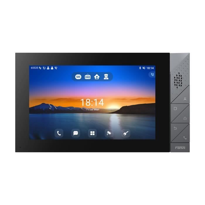 Videophone Vidéophone - Fanvil - i55A - 17,8 cm (7'') - Acier Inoxydable - Fast ...