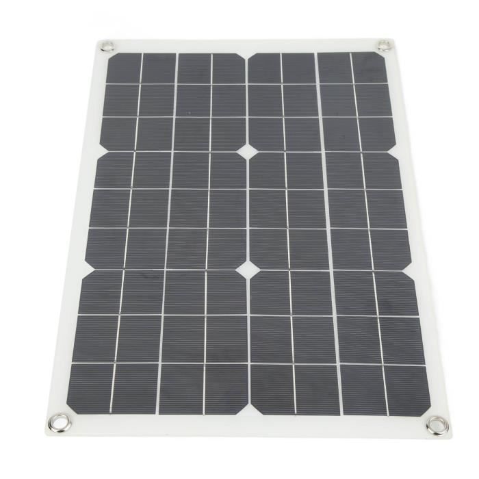 Panneau solaire mono Panneau solaire flexible en silicium monocristallin 20W pour extérieur piscine borne