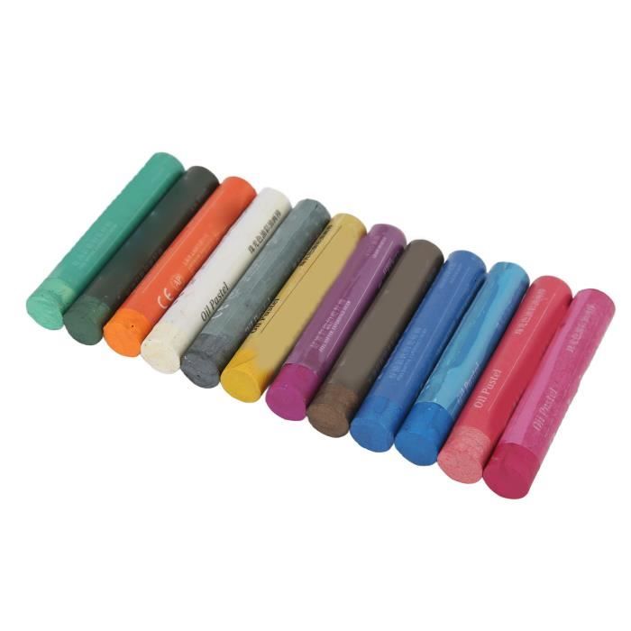 Fdit Pastels à l'huile 12 couleurs 12 couleurs Pastels à l'huile nacré