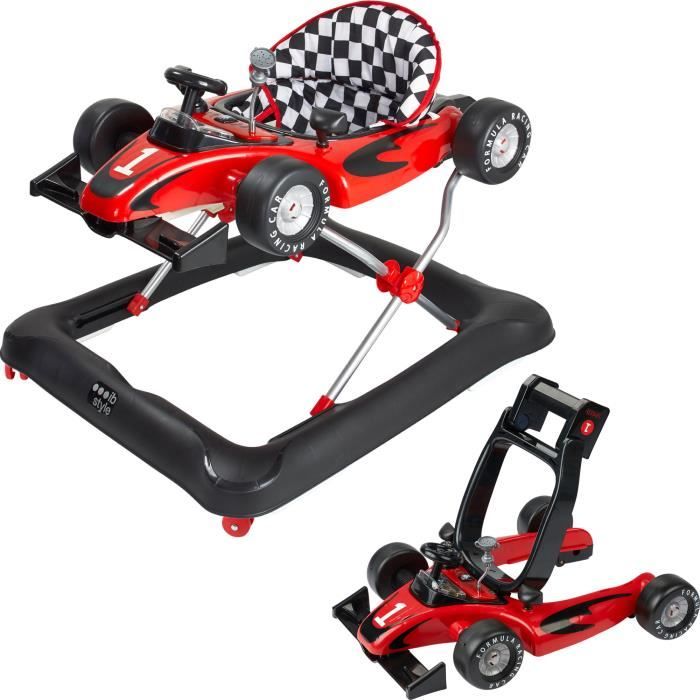 Trotteur Racer avec le jeu centre Gehfrei Déambulateur Baby Walker en 3 couleurs