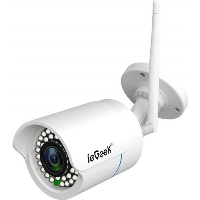 Lot de 4 cam/éras de Surveillance Professionnelles factices avec Objectif et cam/éra Clignotante