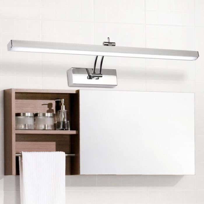 Lampe De Miroir Salle De Bain LED - Style Traditionnel - 48 Cm - Bronze/noir - 20W - Température Réglable 3000K/6000K
