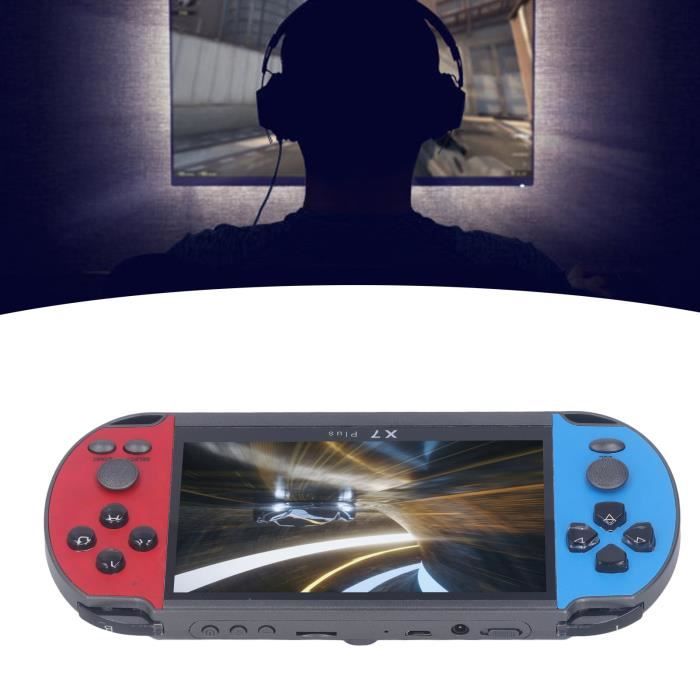 Console De Jeu Portable Rétro 5,1 Pouces 3000 Jeux - Écran LCD Double Joystick 8Go AV TV
