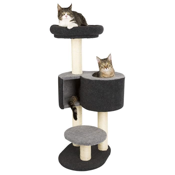 Kerbl Arbre En Feutre A Chat Fridolin Gris Maximale 55 X 52 X 106 Cm Cdiscount Animalerie