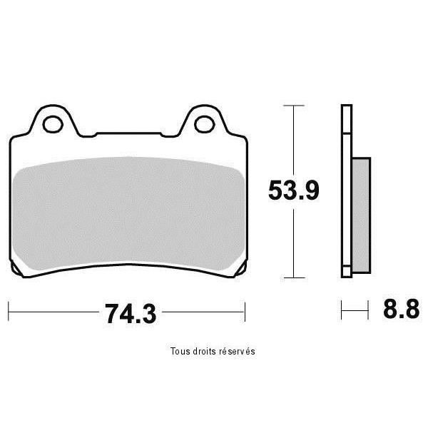 Semi Métal Plaquettes de Frein Avant pour Aprilia Classique 125 96-01 F