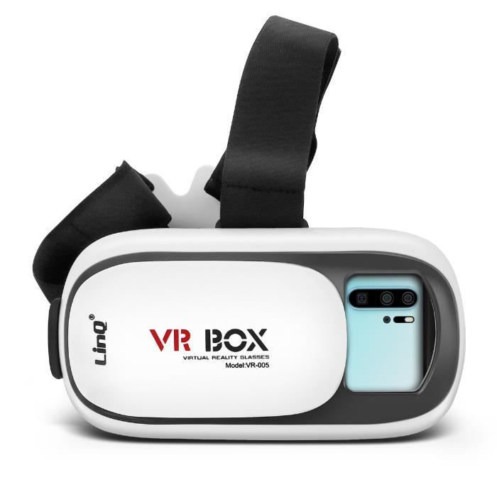 Casque réalité virtuelle universel hd de 3.5 à 6 pouces vr 3d - Conforama