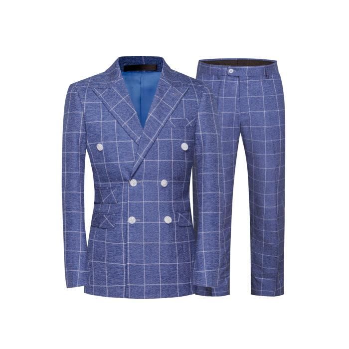 costume croisé homme