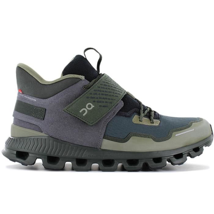 ON Running Cloud Hi Edge Defy - Hommes Sneakers Baskets Chaussures Vert-Noir 28.99159