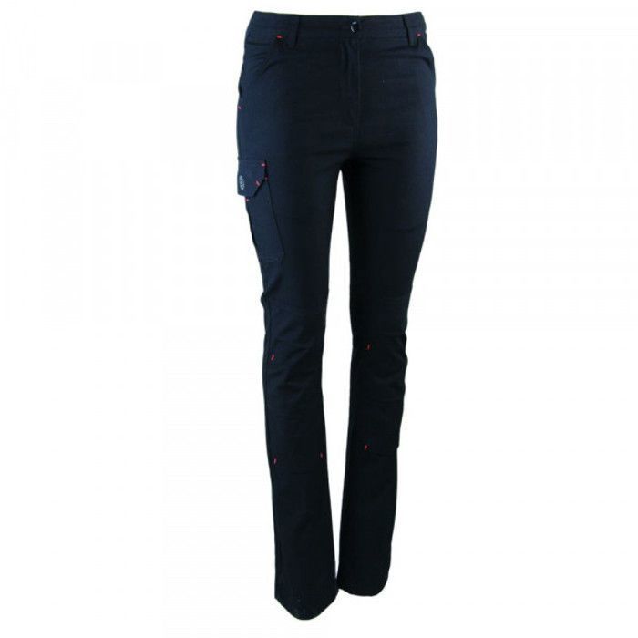 Pantalon de travail strech multipoches Gamme Femme SOUPLESSE NOIR  LMA Lebeurre