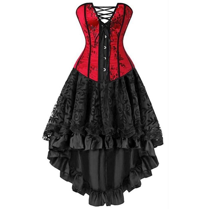 Bustier femme,Sexy corsets robes de grande taille costume surbuste