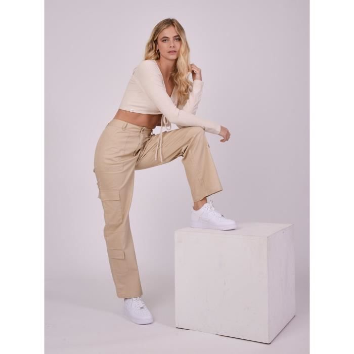 Pantalon style sales cargo femme