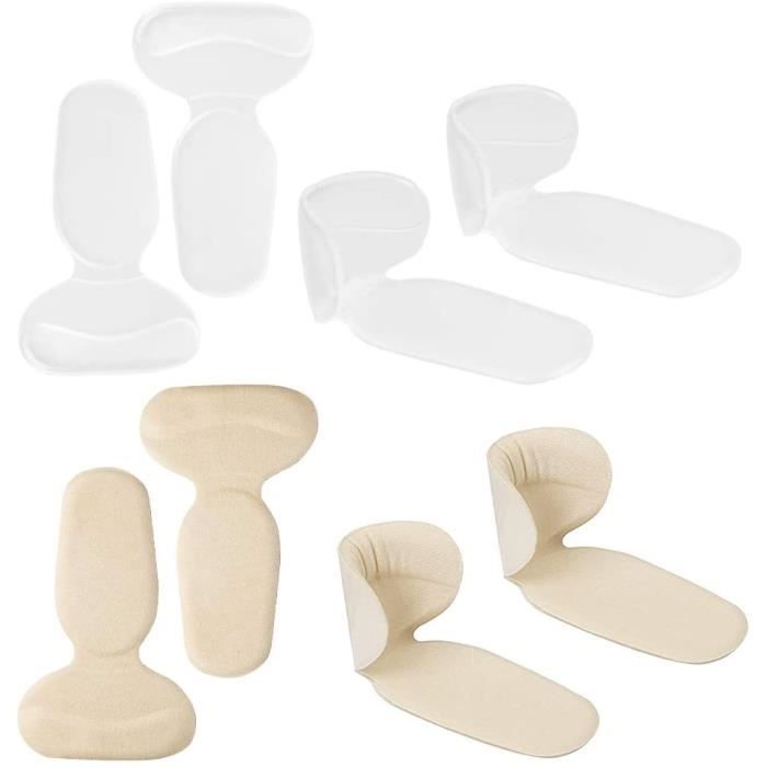 Protege Talon Silicone Protecteur Chocs - Chaussette Anti Ampoules -  Manches Talon Hydratant - Lot 4 paires - Cdiscount