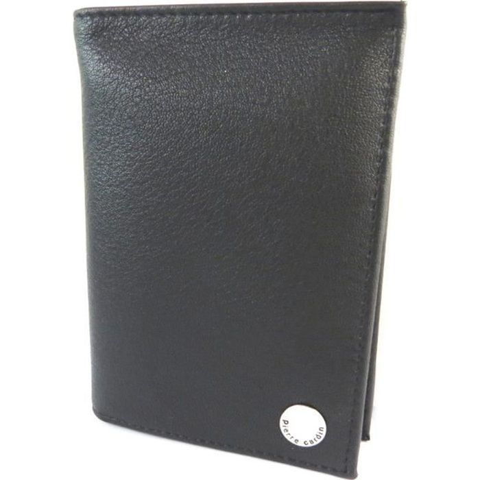 Pierre Cardin Nappa Portefeuille en Cuir v/éritable pour Homme avec Blocage RFID Noir
