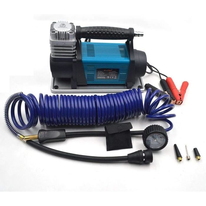 Gonfleur De Pneu, 150 Psi 12V 120W Compresseur D'Air Portable Interface Gonfleur De Pneu, 150 Psi 12V 120W Compresseur D'Air Portable Interface