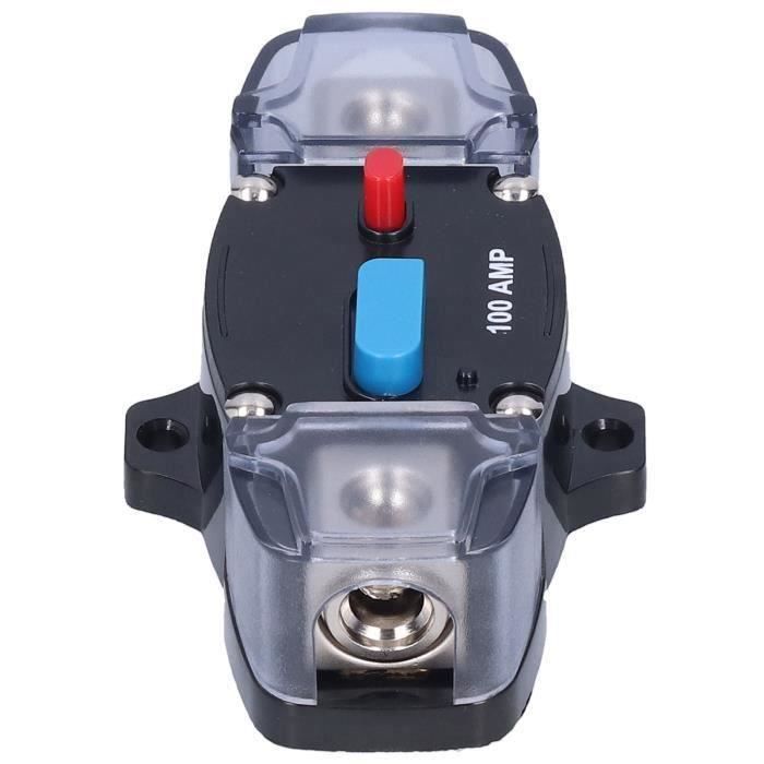 Disjoncteur Voiture 30-300A étanche IP67 - Réinitialisation Manuelle 12-48V - Protection Surcharge/court-circuit - 6