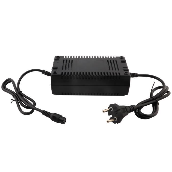 Câble De Charge 3 Broches 140 Cm Pour Ninebot Segway MAX G30 G30D - Noir - Charge Rapide Et Pratique