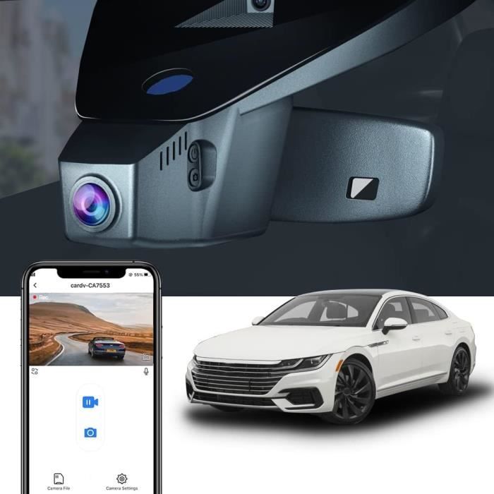 Fitcamx Dashcam Auto Anteriore e Posteriore 2160P+1080P Compatibile con Toyota Yaris e Yaris Cross 2024 2025, OEM 4K UHD Video, WiFi & APP, G-Sensor, Loop Recording, WDR Dashcam Car, 128GB Card