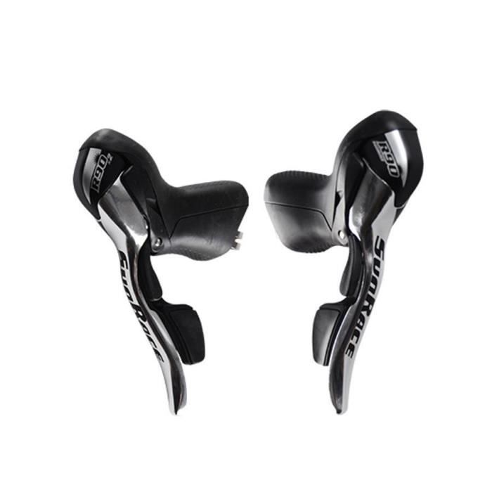 Levier de frein manette compatible Sunrace Shimano R91 9V - noir - TU - Adulte - SUNRACE - Homme