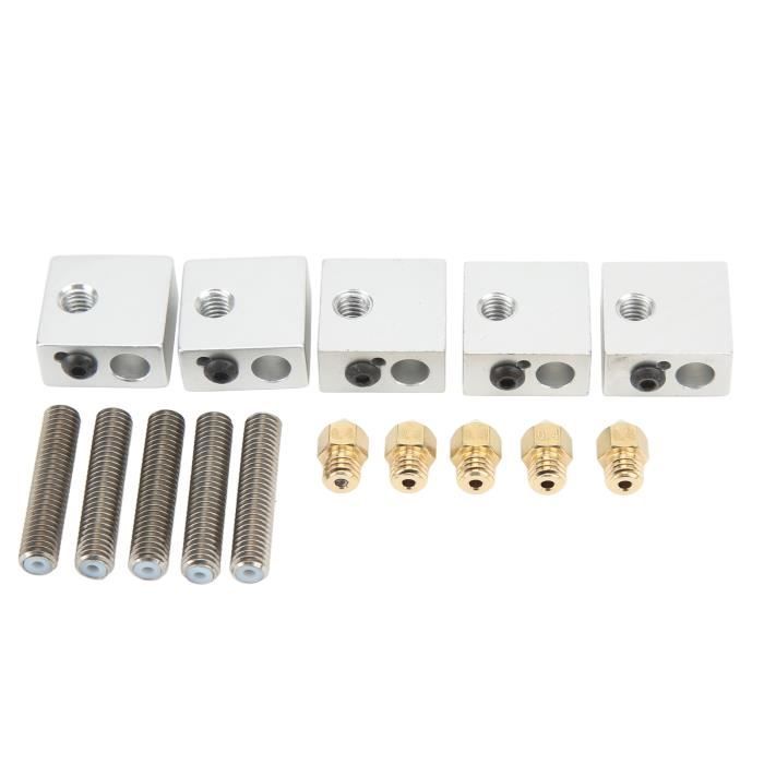 Kit Hotend pour Anycubic Kobra 3 Combo, buse de dissipateur de chaleur à extrémité chaude, thermistance chauffant 24v 50w, bloc chauffant, accessoires d'imprimante 3D 7 Kit Hotend pour Anycubic Kobra 3 Combo, buse de dissipateur de chaleur à extrémité chaude, thermistance chauffant 24v 50w, bloc chauffant, accessoires d'imprimante 3D 7
