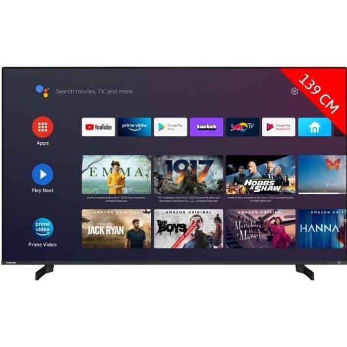 TOSHIBA TV LED 4K 139 cm 55QA5D63DG