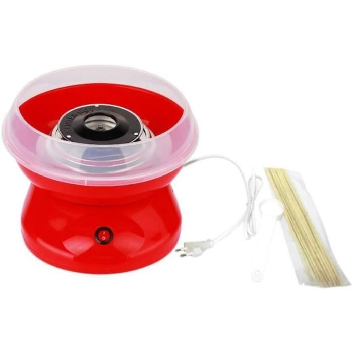Machine à barbe à papa avec accessoires rétro Cotton Candy Machine 500 W Machine à barbe à papa pour la maison pour sucre blanc - Electroménager