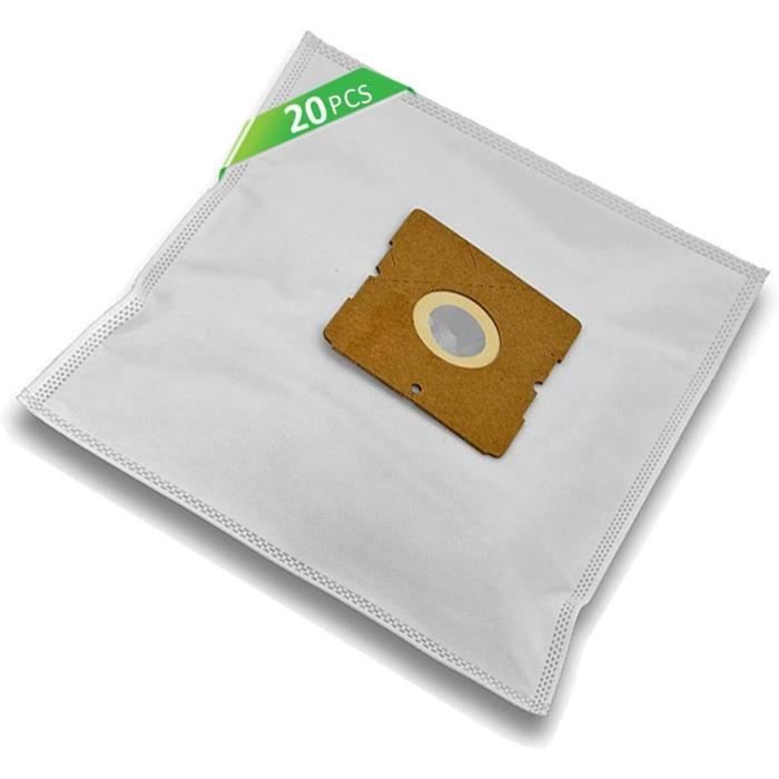 Lot 20 Sacs Aspirateur 5 Couches Miele Compatible Swirl M40 M49 M50 M54 M55 Type G/N GN HyClean