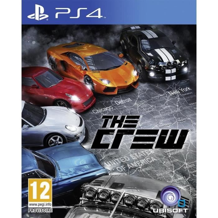 Jeu PS4 - Ubisoft - The Crew - Course - Multijoueur - Ne Conduisez Jamais Seul