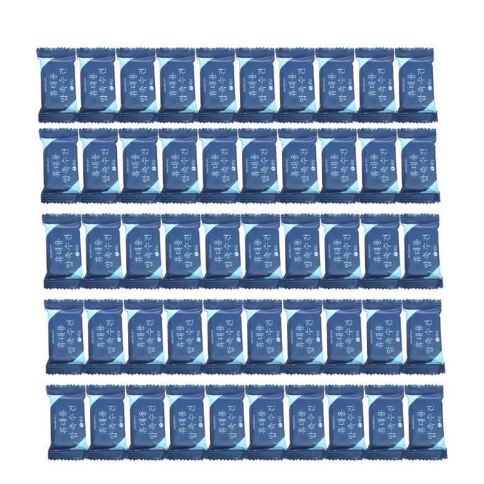 Comprimés Serviettes Déshydratées FCAEON 200 Pièces - 23x19 Cm Une Fois Mouillées, Jetables, Voyage - 9