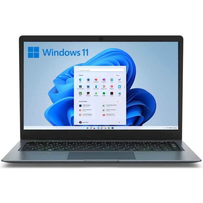 Ordinateur Portable – YONIS – 14.1 Pouces – Intel Celeron N4120 – 4 Go RAM – 128 Go Stockage