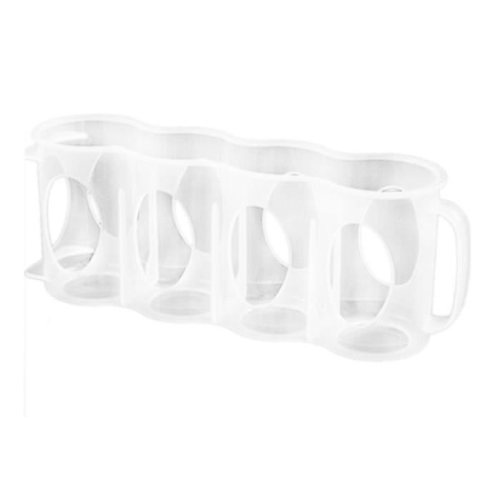 Distributeur De Canettes Pour Frigo - Support Double Rangée - Jusqu'à 8 Canettes - Gain De Place - Installation Facile