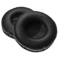 vhbw Coussinets d'oreille compatible avec Sony MDR-ZX330BT, MDR-ZX600, WH-CH500 casque audio, headset - noir-1