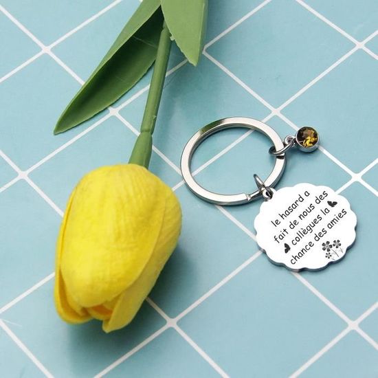 Cadeau Départ Collègue Porte Clé Merci Idee