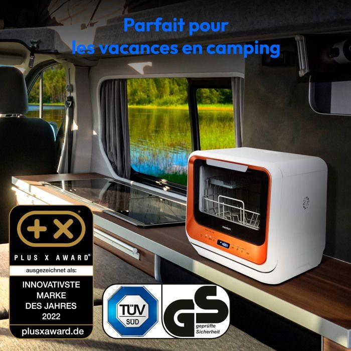Mini lave-vaisselle debout libre lave-vaisselle Lave-vaisselle de table avec réservoir D'eau