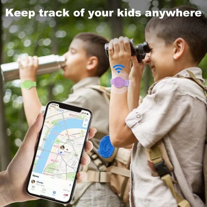 Apple Airtag Kid Tracker, Bracelet Airtag Enfants