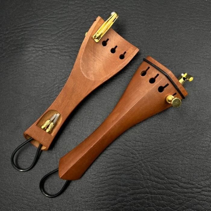 Lot De 2 Sillets Violon 4/4 3/4 - Bois D'ébène Noir - Accessoire Lutherie