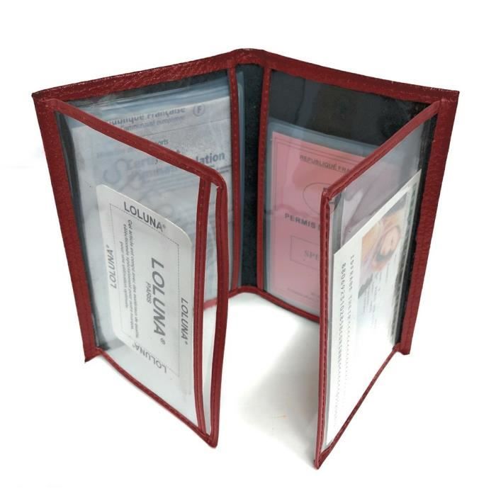 Porte carte grise et assurance outlet